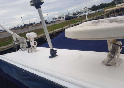 Exterior detail & polish done on this boat in Victor Harbour.